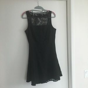 Black lace dress