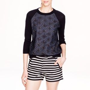 J.Crew Textured Stripe Shorts