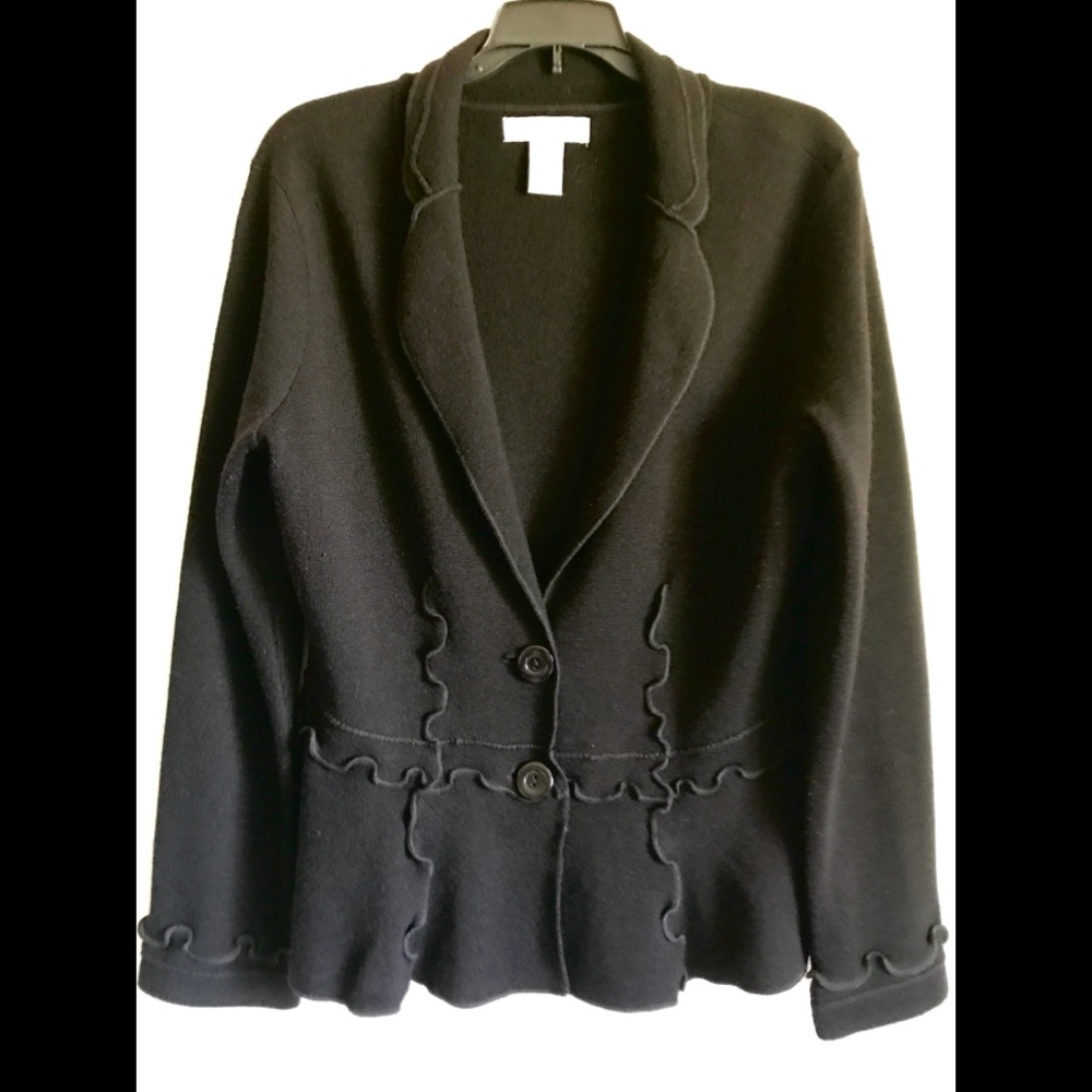 Nine West black sweater size L