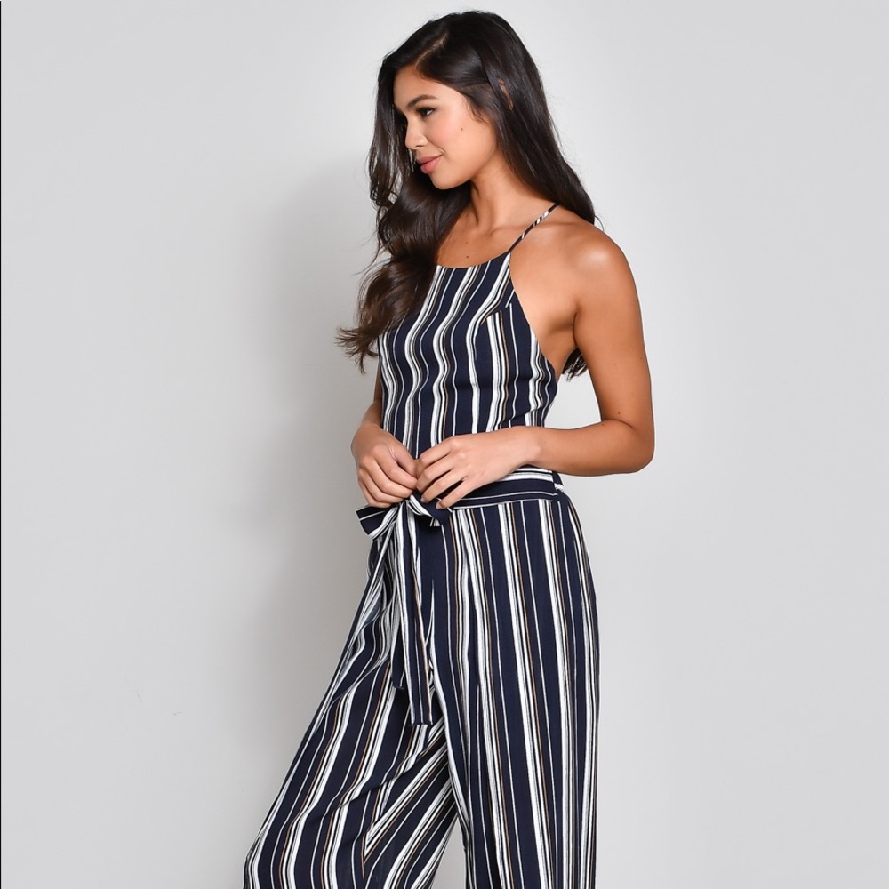 💄Striped Matching Set - Picture 2 of 6