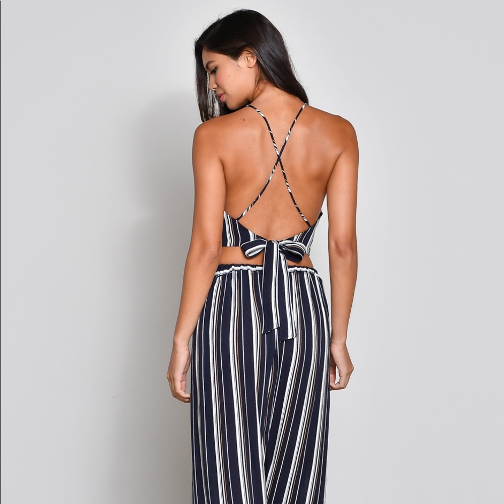 💄Striped Matching Set - Picture 3 of 6