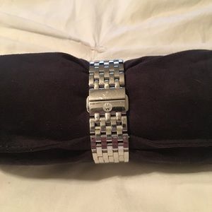 18mm Michele stainless 7 link watch bracelet
