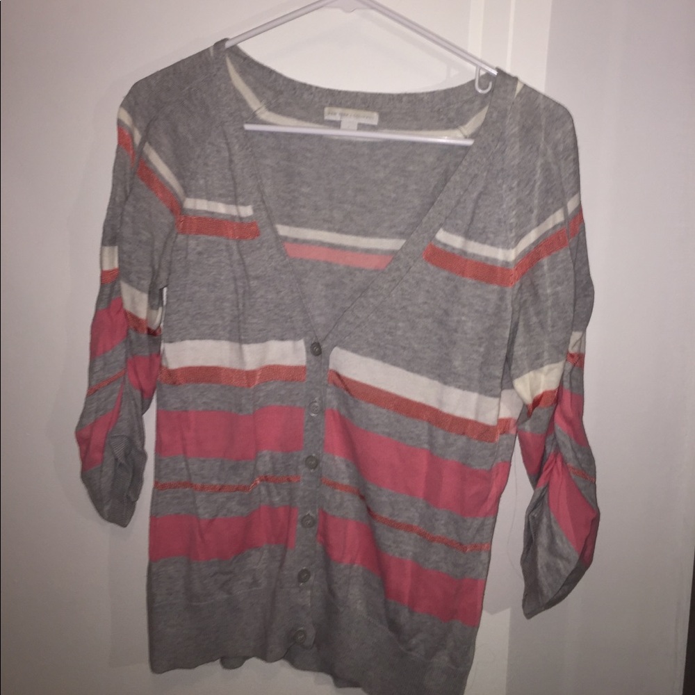 Striped cardigan