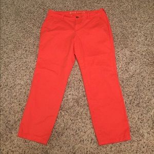 Red old navy chinos!!
