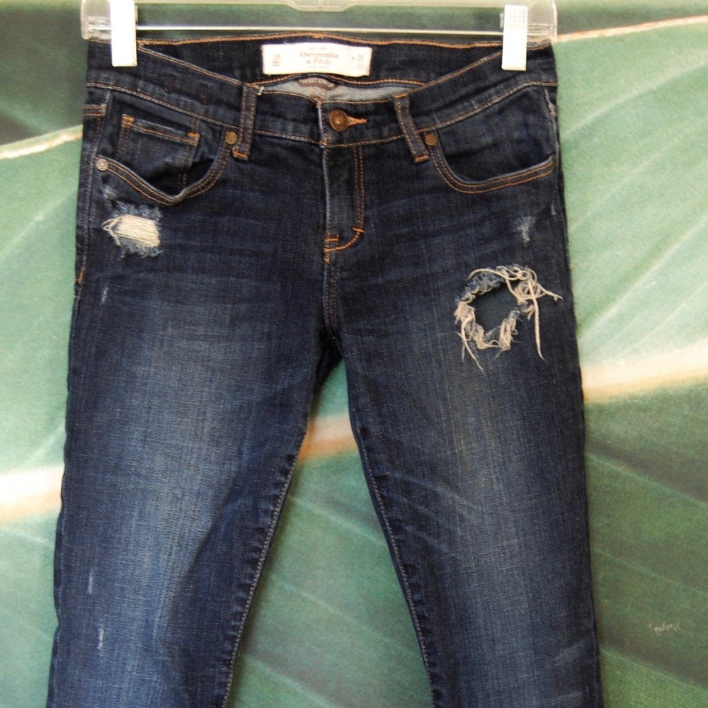 Abercrombie Skinny Low-Rise Ankle Jean