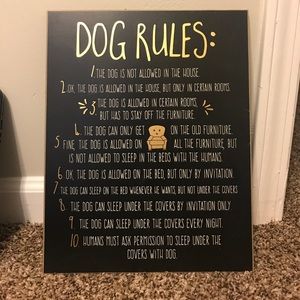 Black Wooden Sign