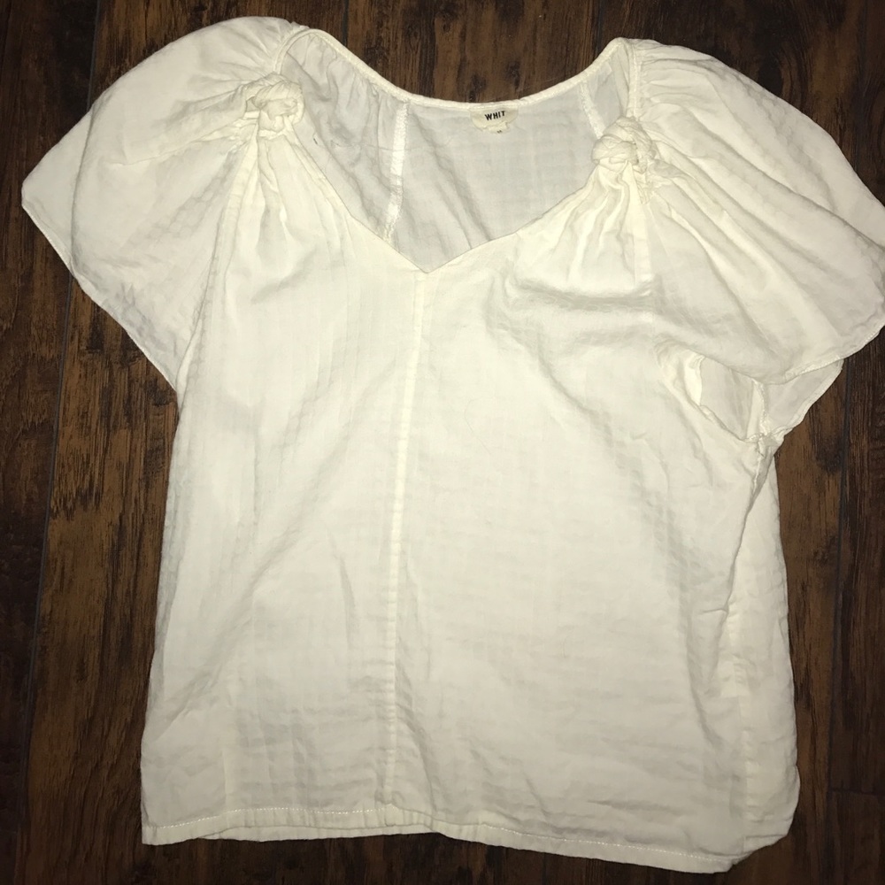 ANTHROPOLOGY PEASANT BLOUSE!
