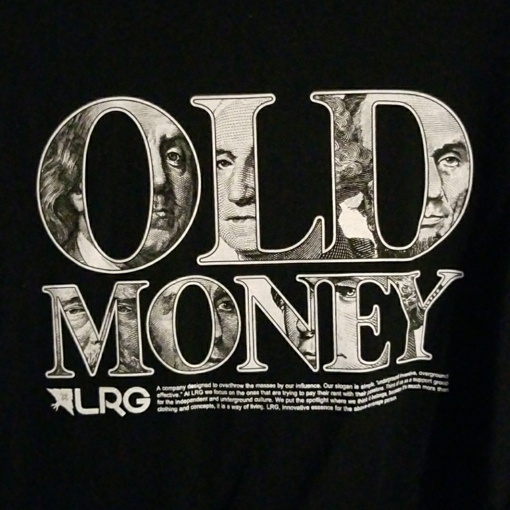 NWT LRG Old Money $ Tee