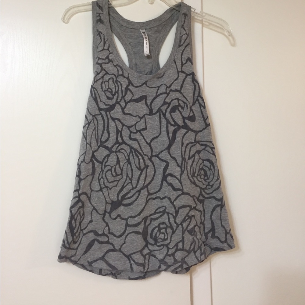 fabletics grey rose tank top - Picture 2 of 5