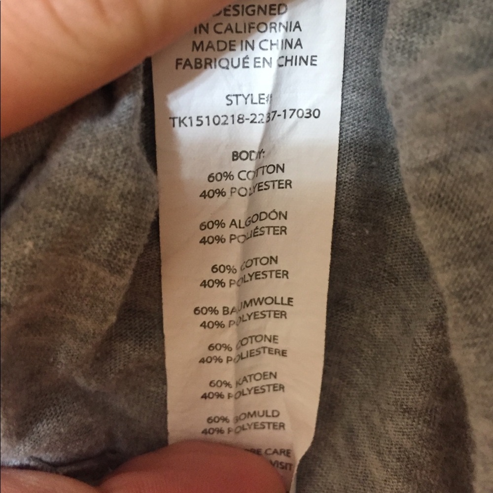 fabletics grey rose tank top - Picture 5 of 5