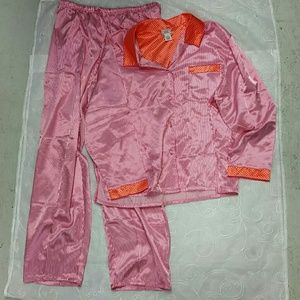 Passports Woman 1X Striped Polka Dot Pajama Set