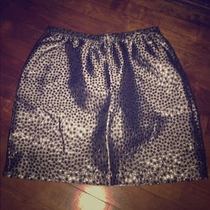 Shimmer mini skirt