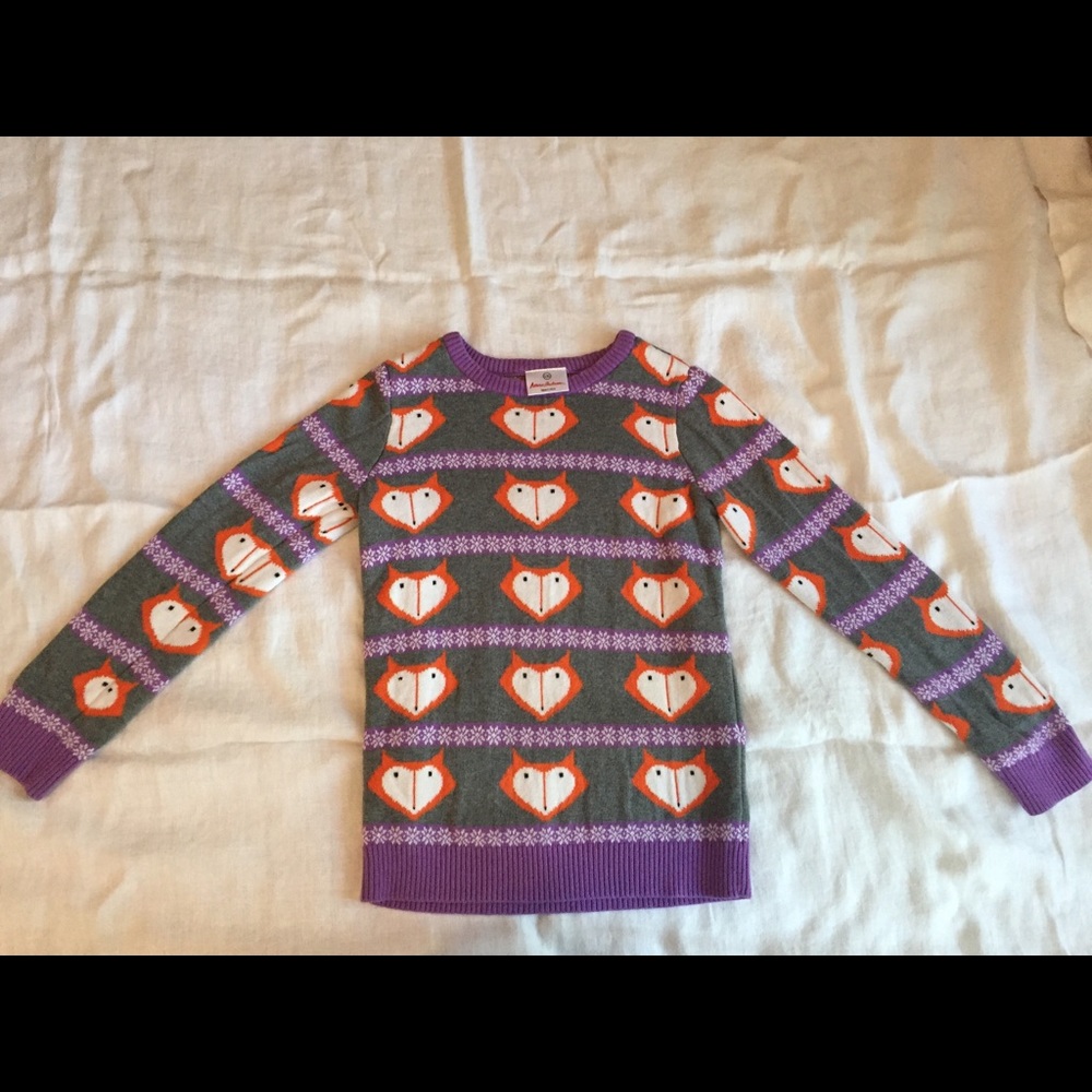 Hannah Anderson Fox Pullover Sweater
