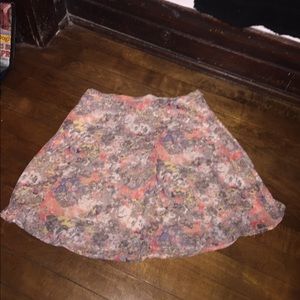 Colorful mini skirt