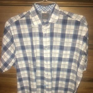 EUC Thomas Dean Short Sleeve Sport Shirt