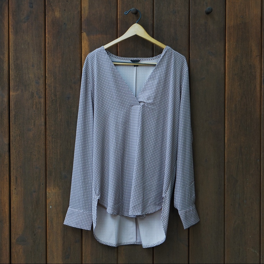Ann Taylor Long Sleeve Blouse, Sz L