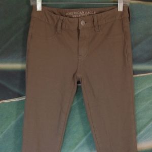 Olive Green American Eagle Super Stretch Jegging