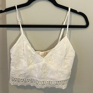 La hearts crop top