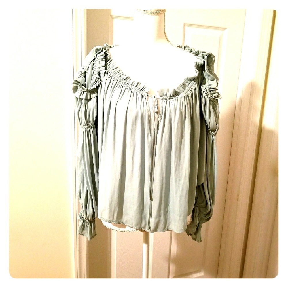 Ruffled Off-The-Shoulder Top