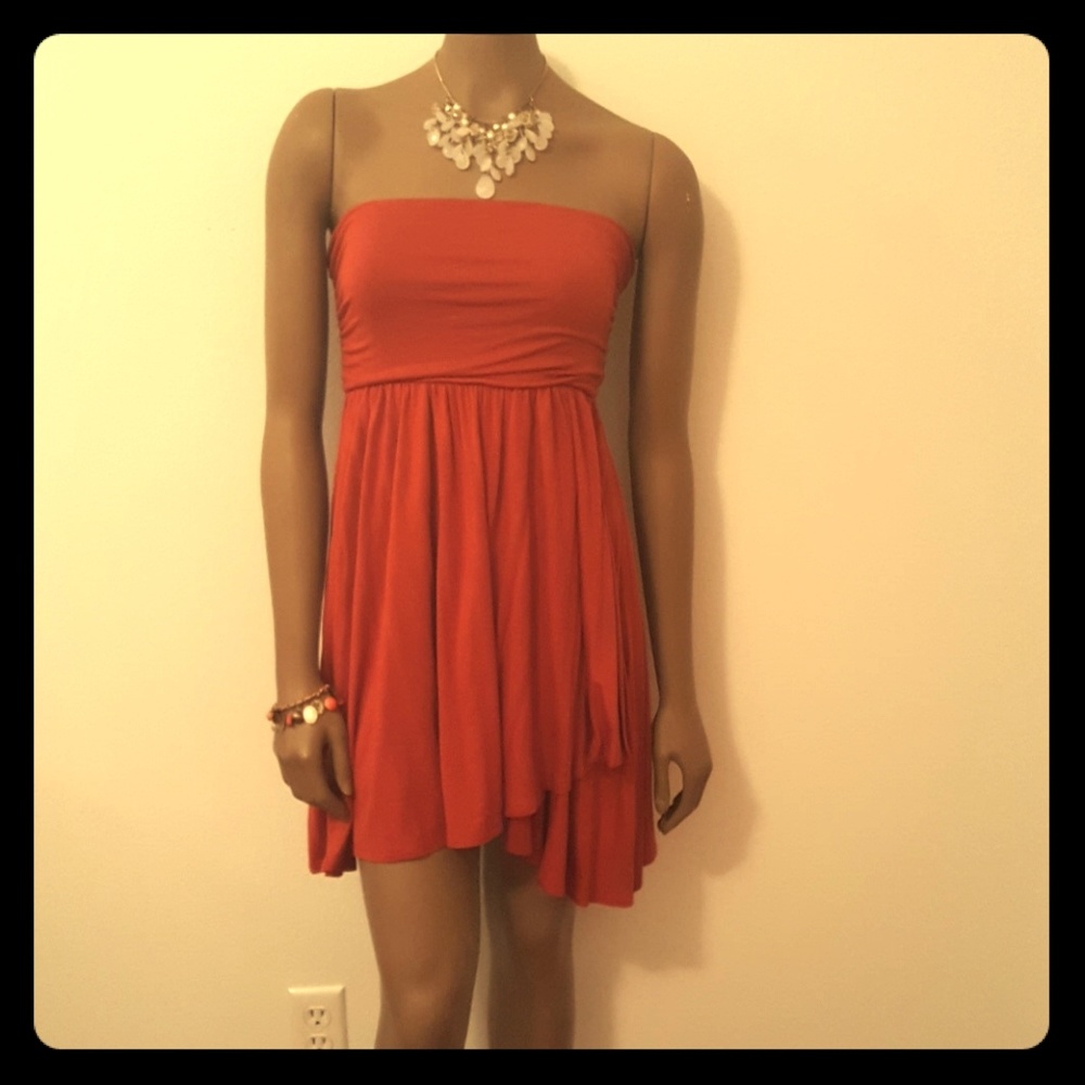 Strapless Fall Dress
