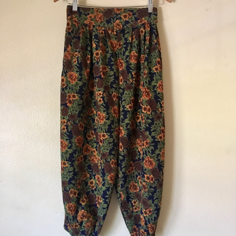 🌻vintage floral bag pants🌻