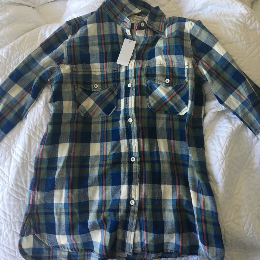 Current Elliot Flannel Top