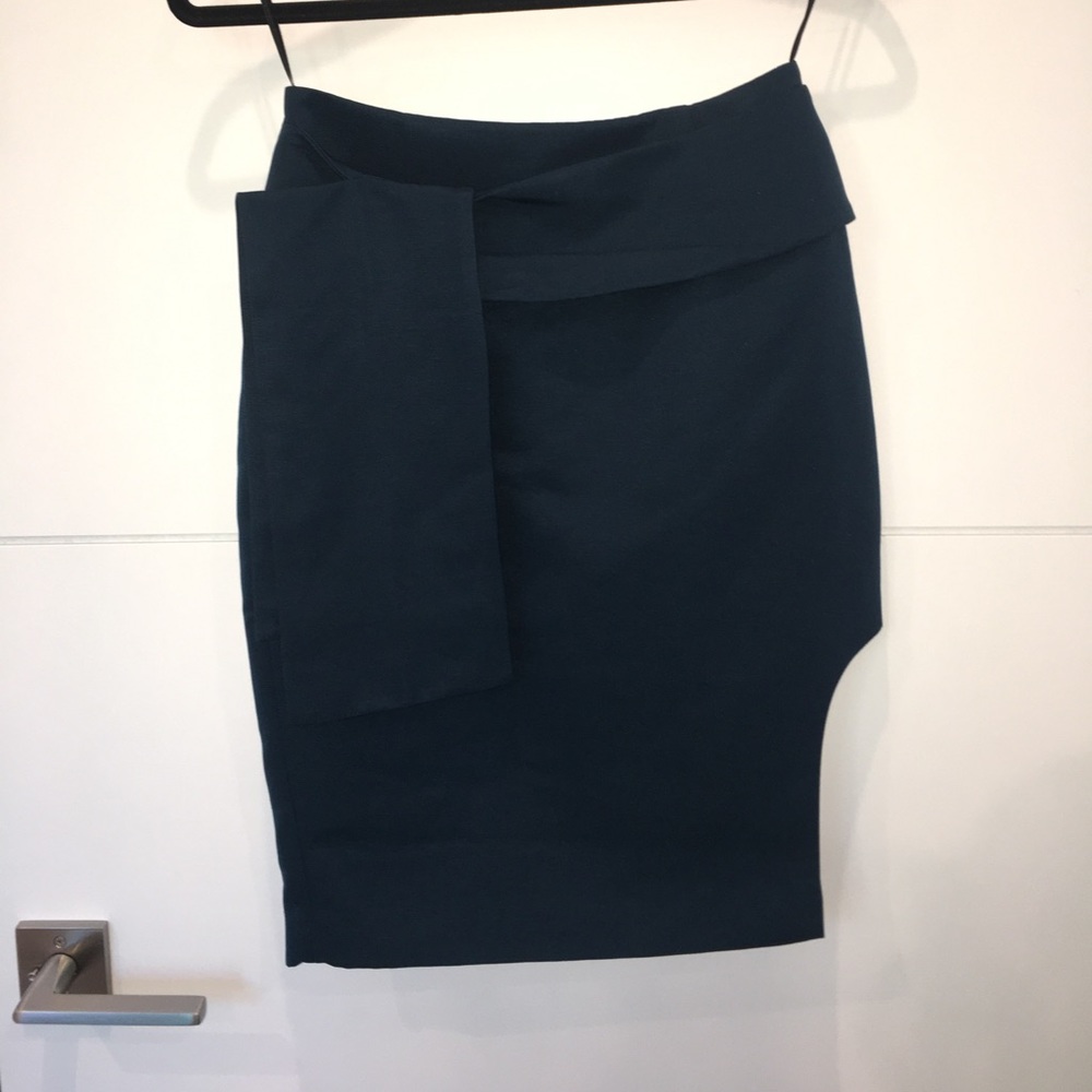 Finders Keepers Dark Teal Blue Skirt