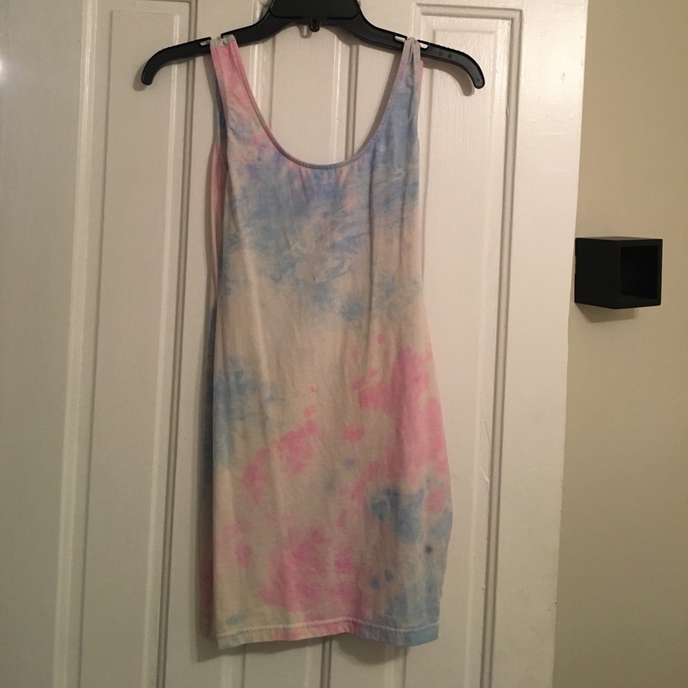 Tobi tie dye body con dress
