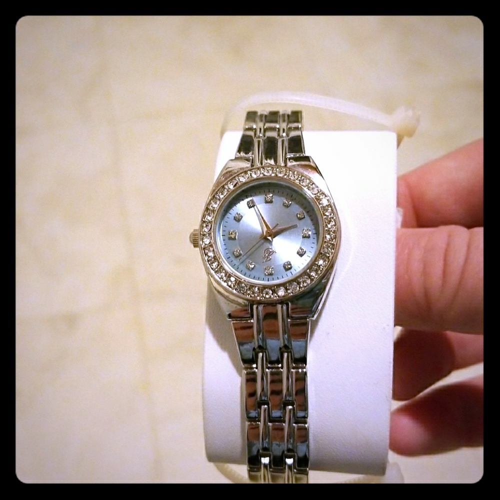 Jaclyn smith Sterling silver plated women's watch