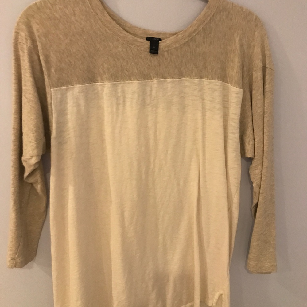 JCREW colorblock tee