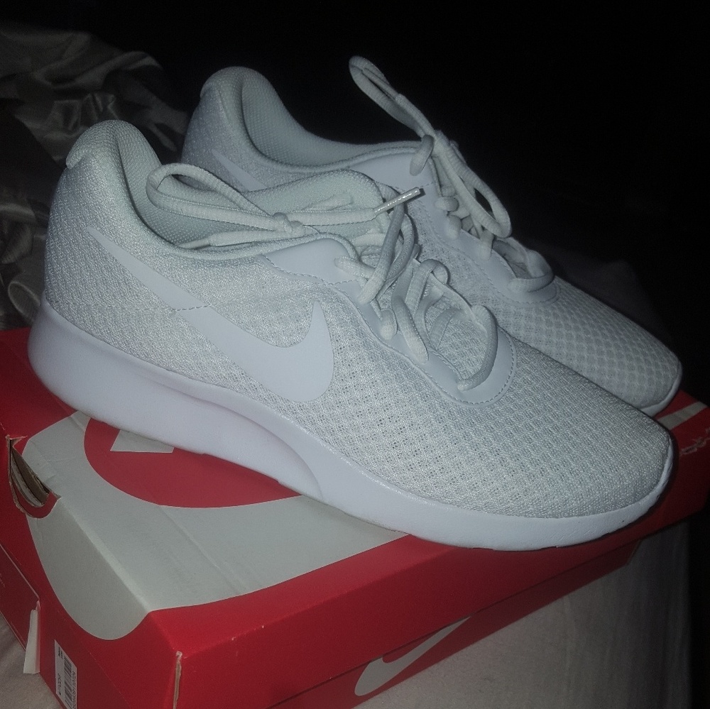 WOMENS White Nike Tajun Sneakers