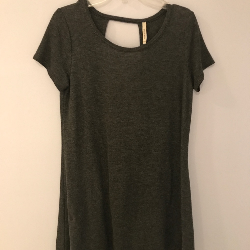 Grey t shirt dress