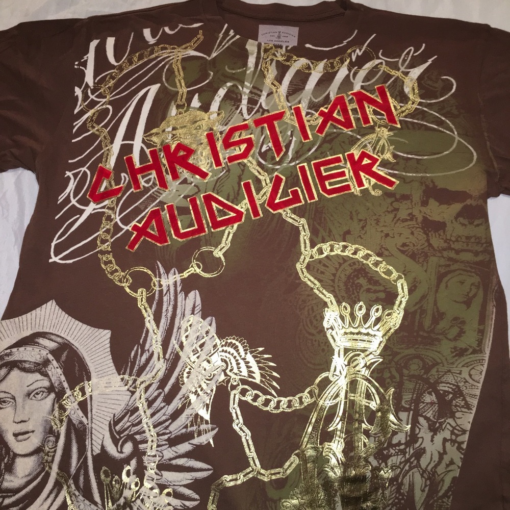 Christian Audigier T Shirt - 100% Authentic