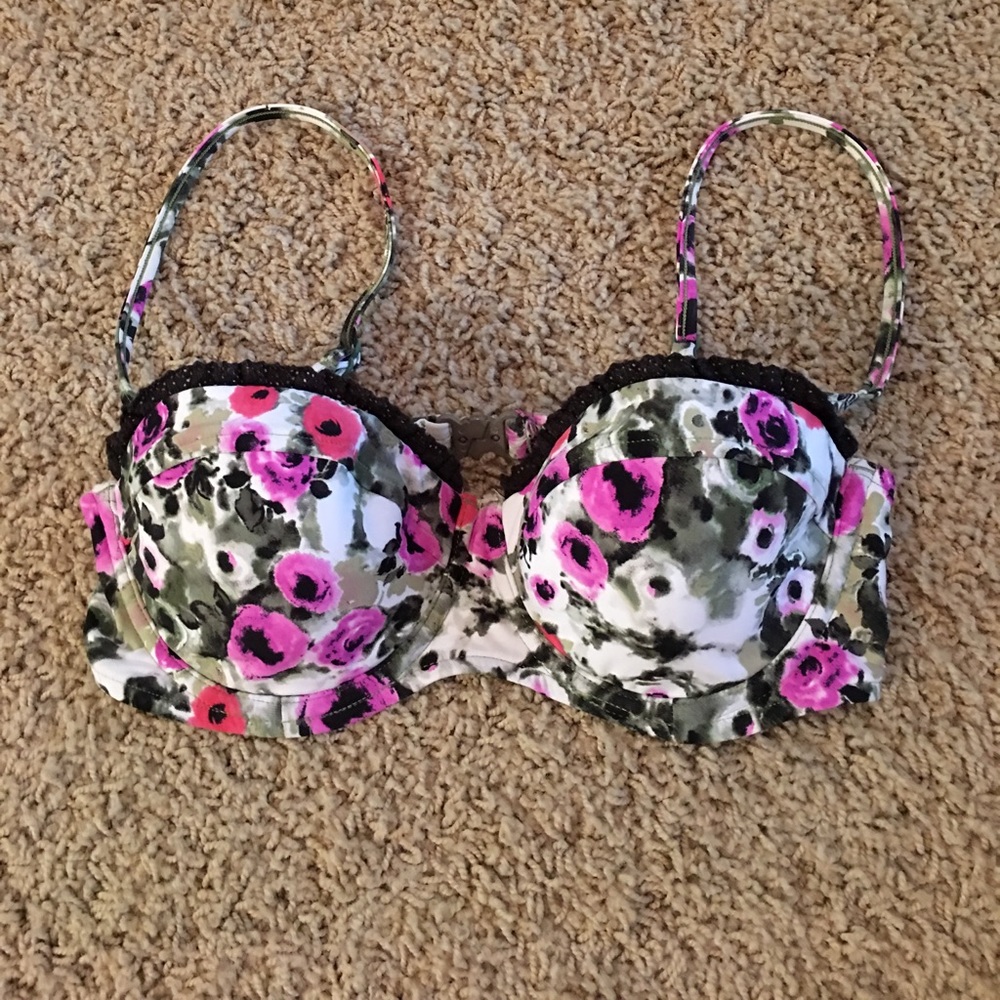 Seafolly floral underwire bikini top
