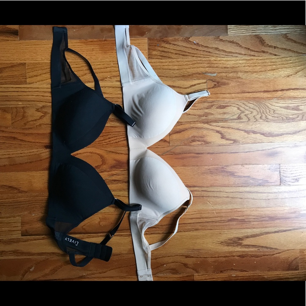 Lively mesh trim no wire bra