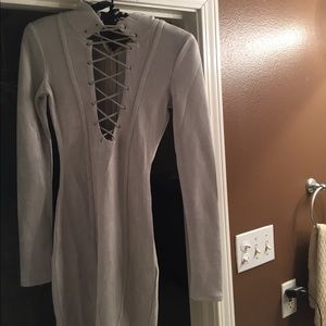Gray dress