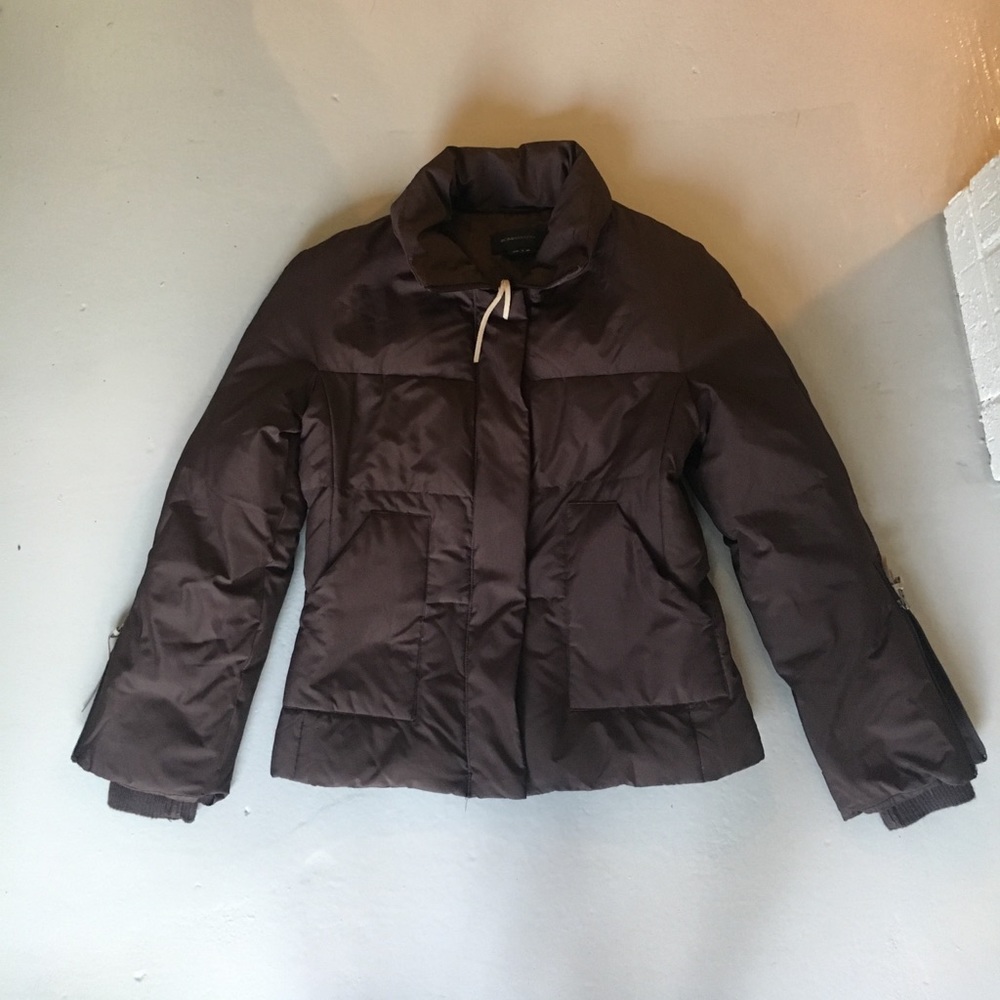 BCBGMaxAzria Brown Down Coat S