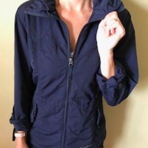 EDDIE BAUER TRAVEX OUTERWEAR JACKET XS NAVY