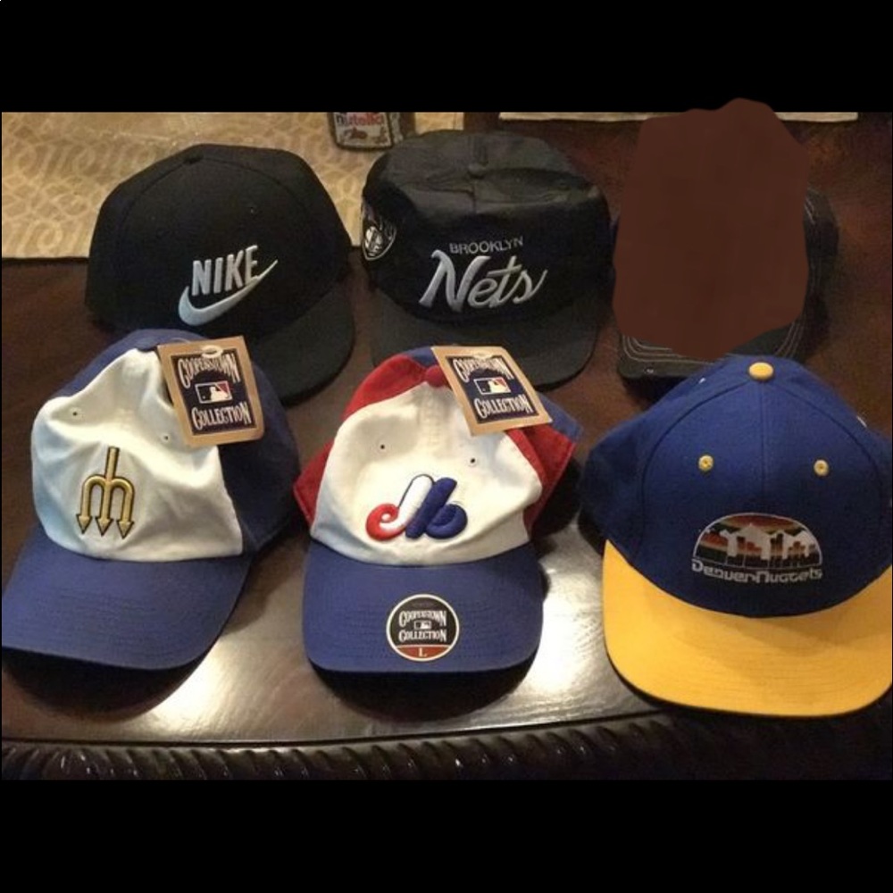 Five hats all authentic