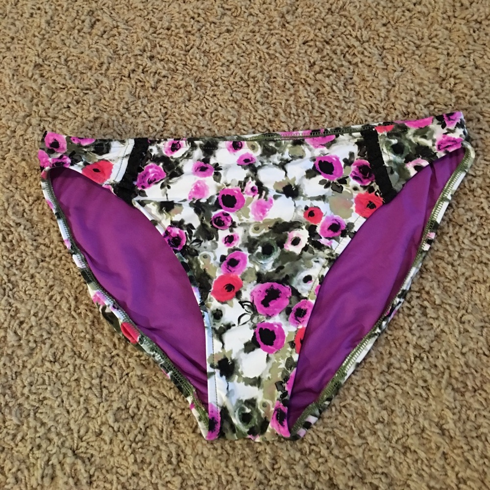 Seafolly floral bikini bottoms