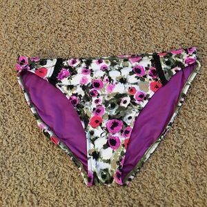 Seafolly floral bikini bottoms
