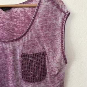 Women's Small GUESS Embellished Pocket Rhinestone