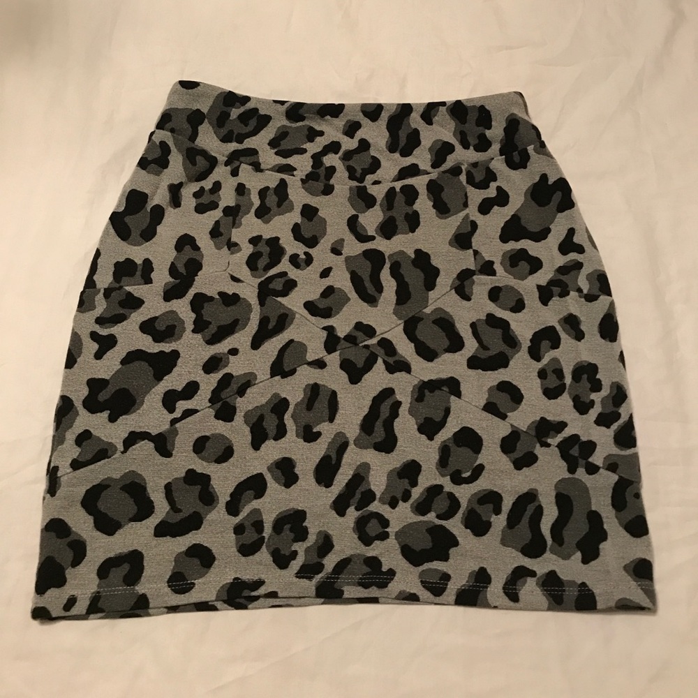 H&M Animal Print Skirt