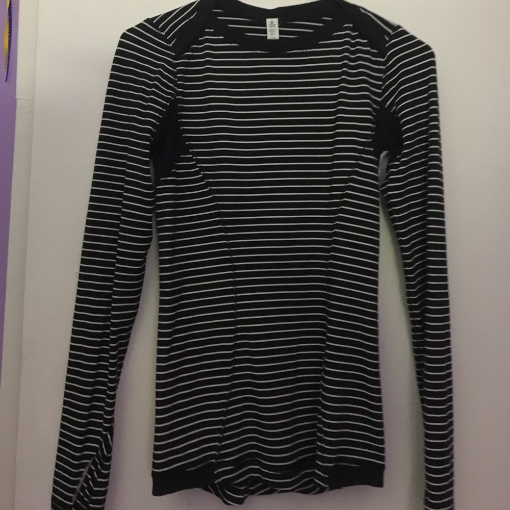 Lululemon Long Sleeve Striped Top