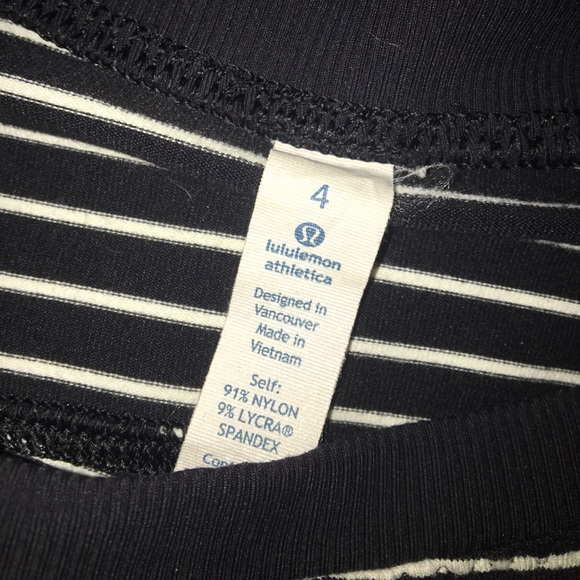 Lululemon Long Sleeve Striped Top - Picture 2 of 2
