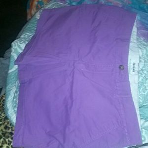 Purple Old Navy shorts
