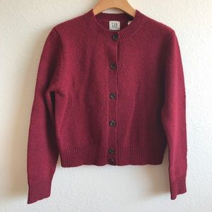 Gap Button Up Wool Sweater