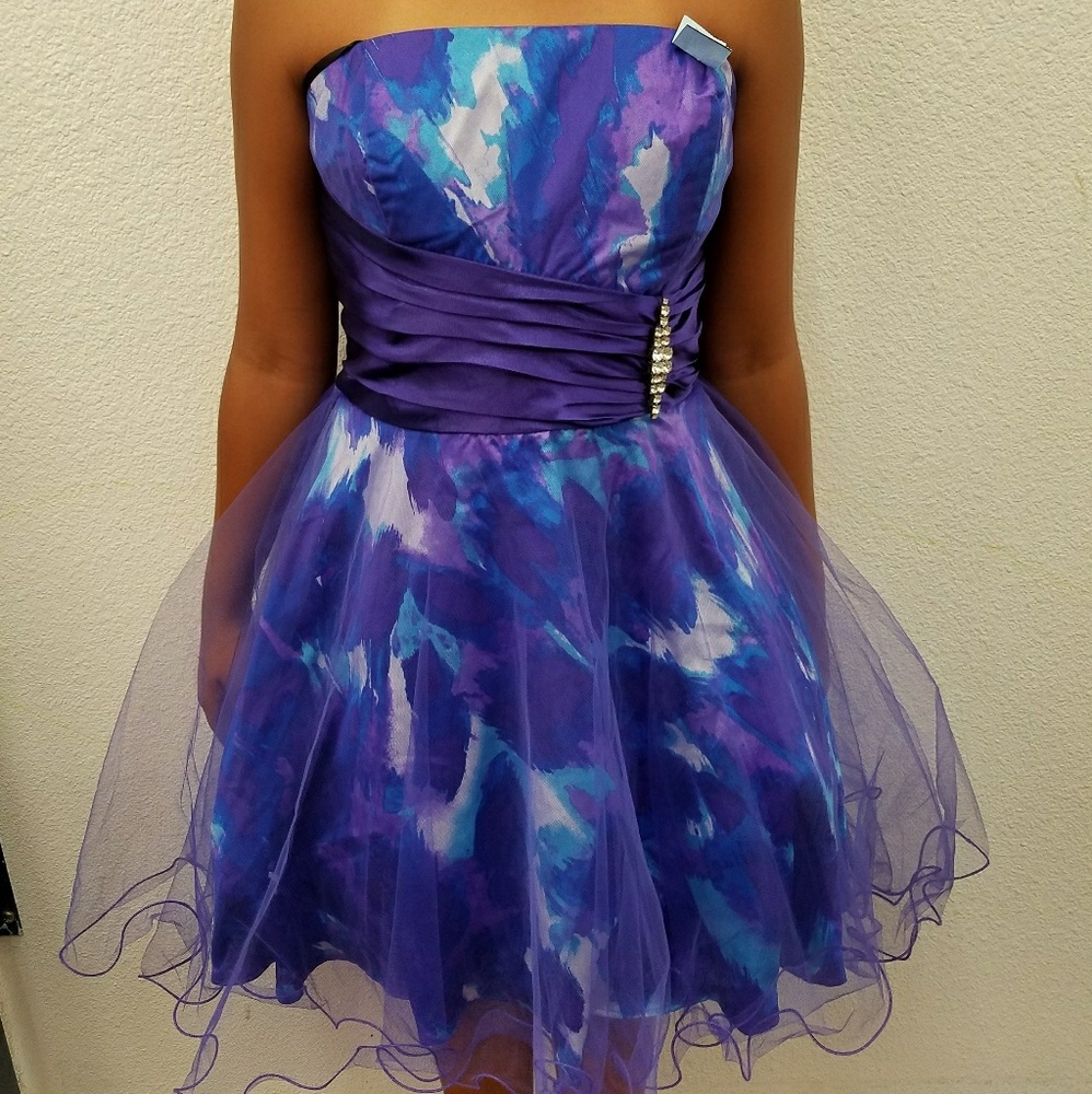 Purple promo dress size M used for one evening.