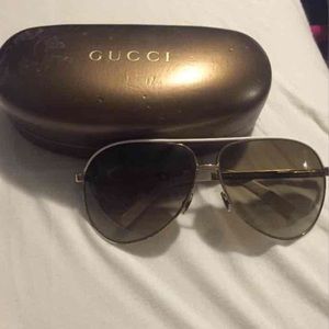 **one day sale** Gucci Aviator Sunglasses
