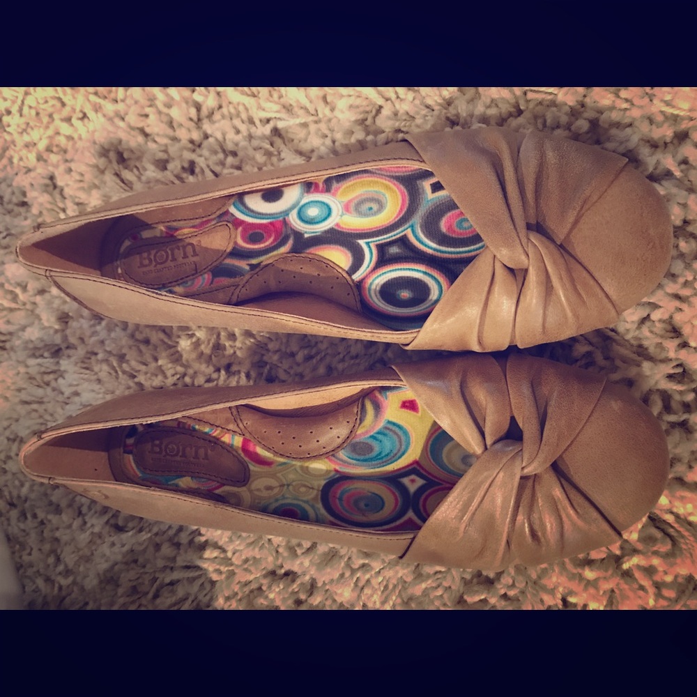 Born Beige Flats